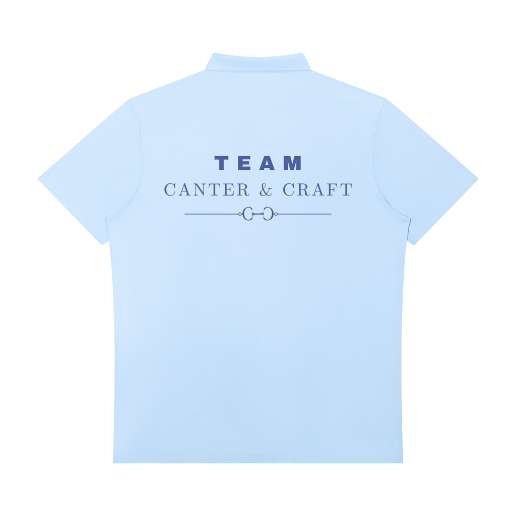 Blue Team Quarter-Zip Polo