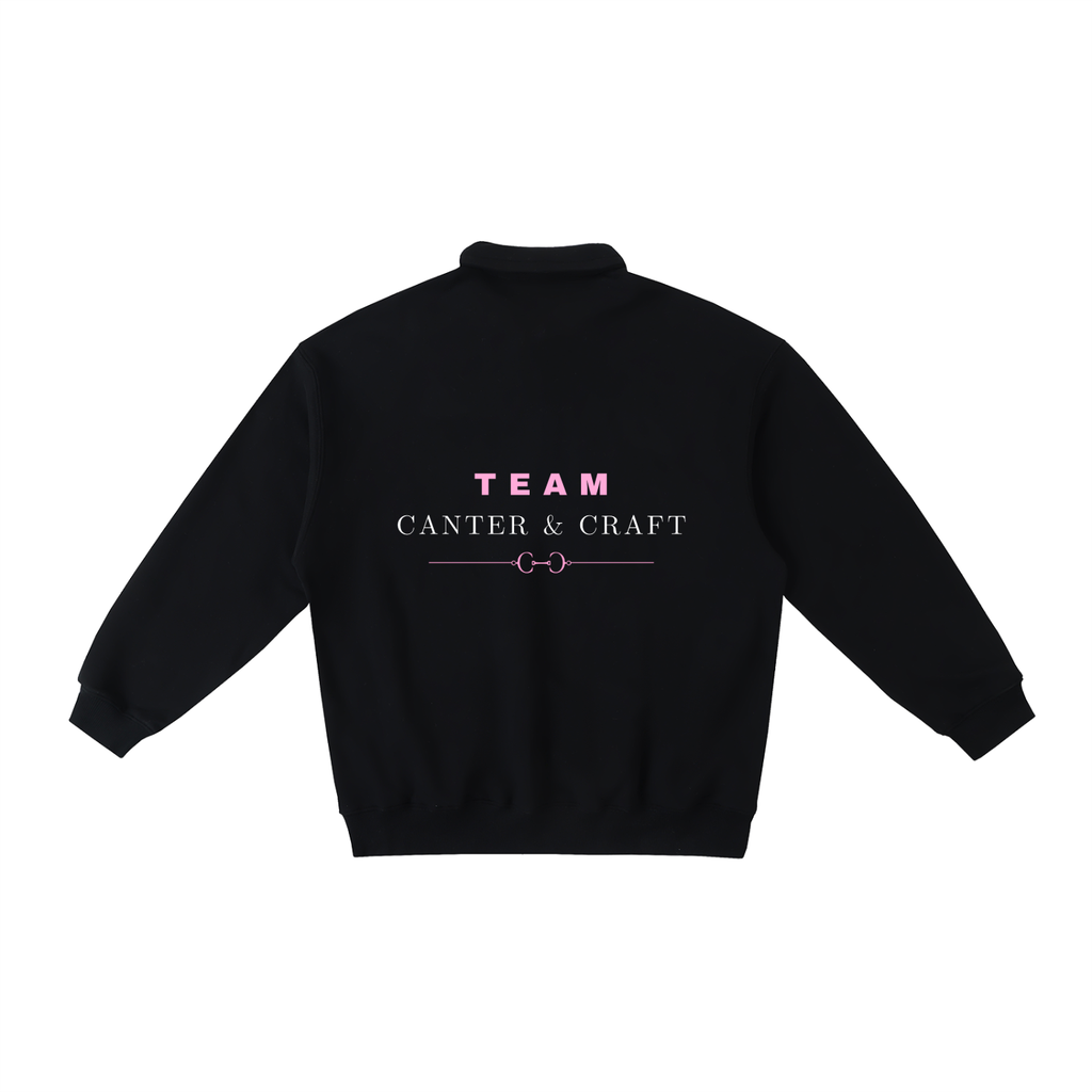 Heavyweight Polo-Collar Sweatshirt