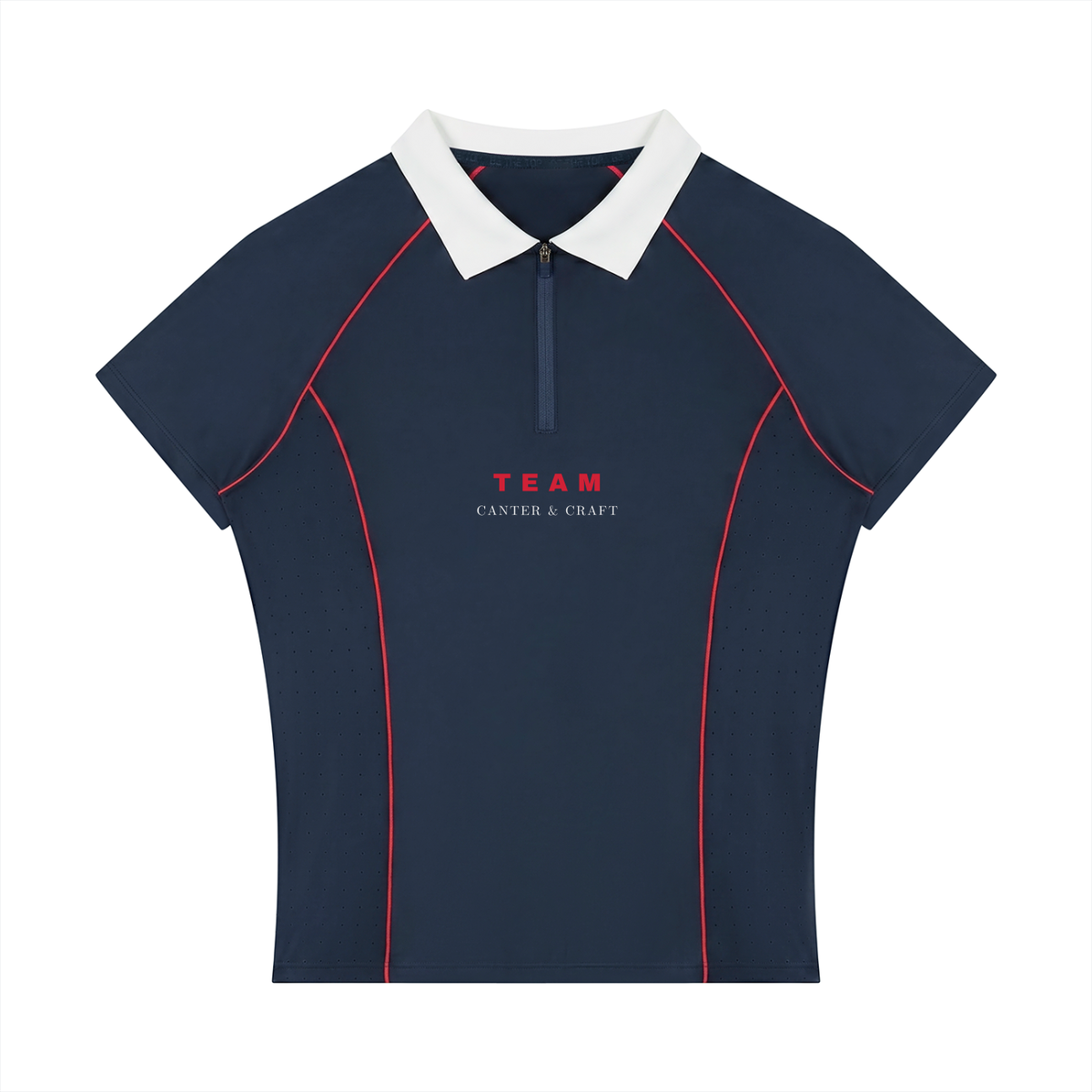 GBR Colouring Quarter-Zip Polo Shirt