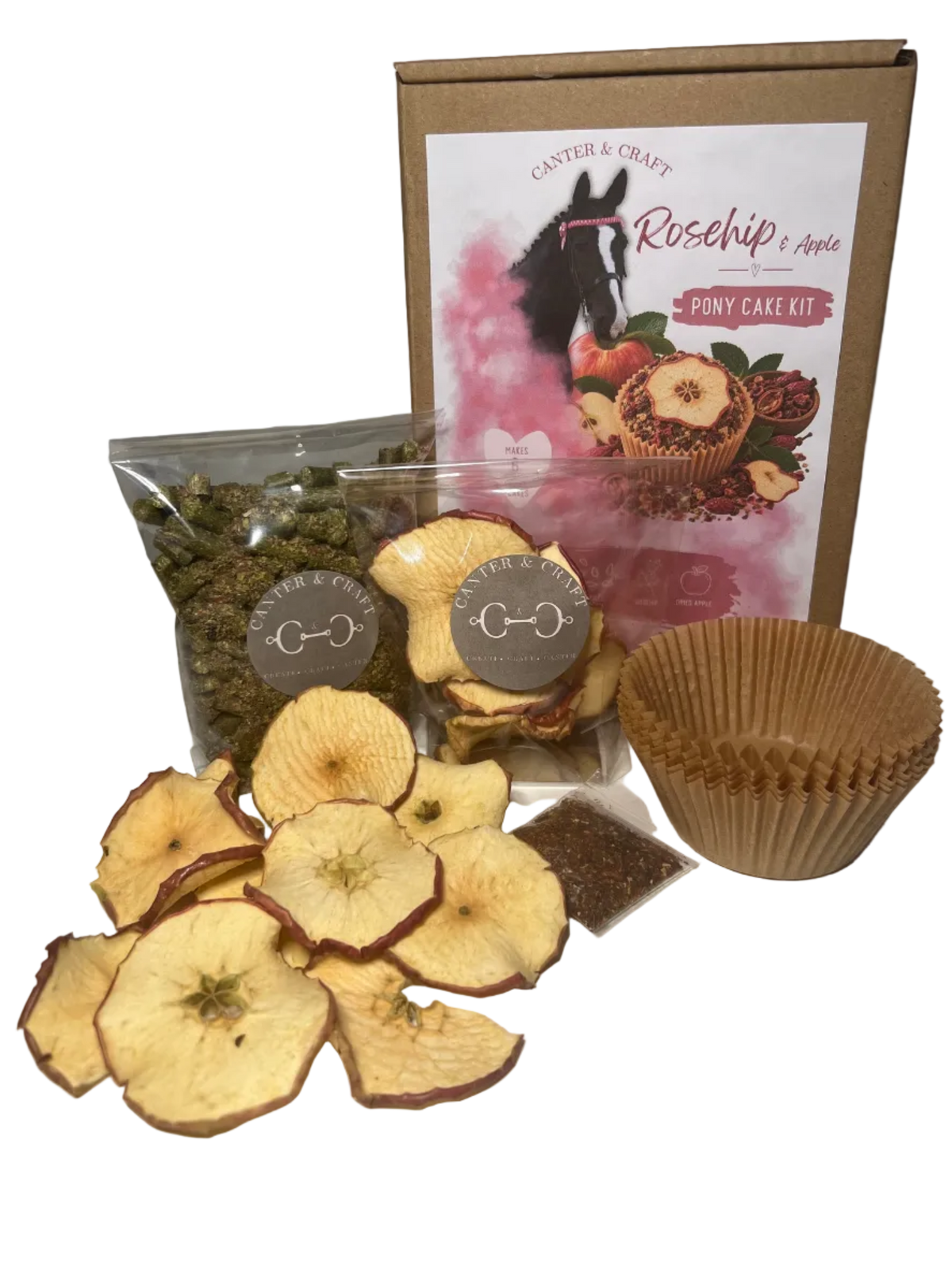 DIY Rosehip And Apple Pony Cupcake Kit