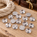 Crystal Sparkle Sew On Neckrope Gems - Silver - Pack Of 20