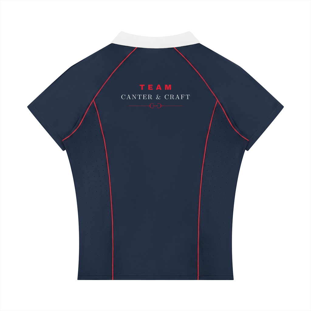 GBR Colouring Quarter-Zip Polo Shirt
