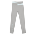 Grey And Blue Team Leggings