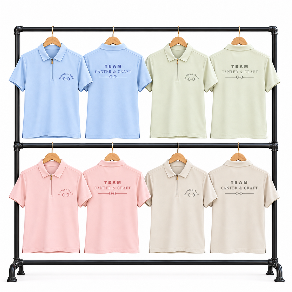 Team Coloured Quarter-Zip Polos