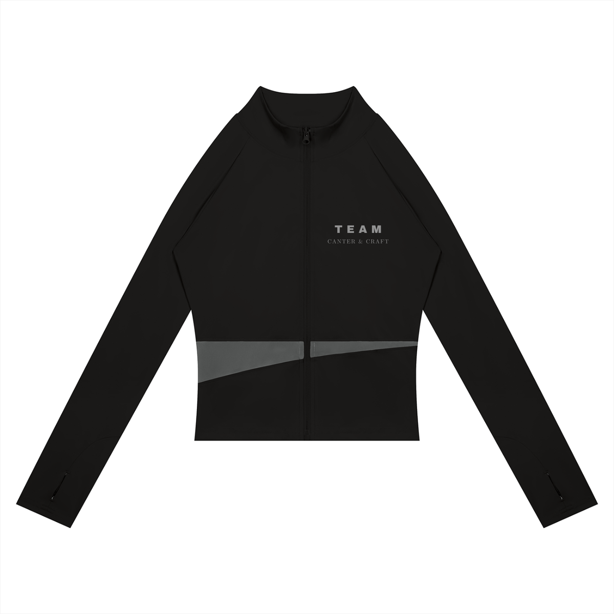 Black Team Full Zip