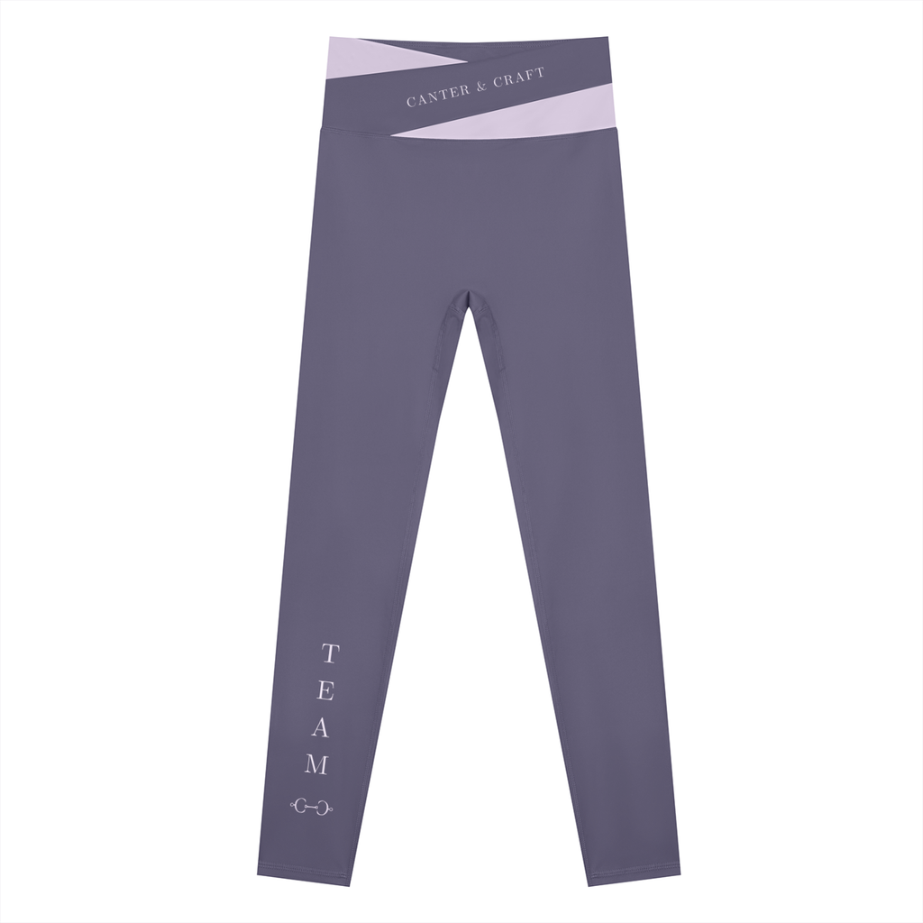 Purple Team Leggings