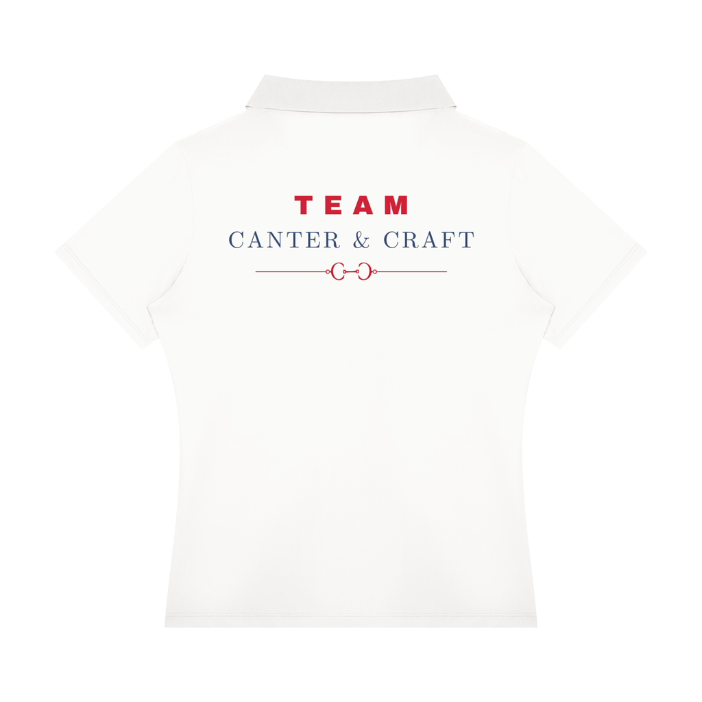GBR Colouring White Team Polo